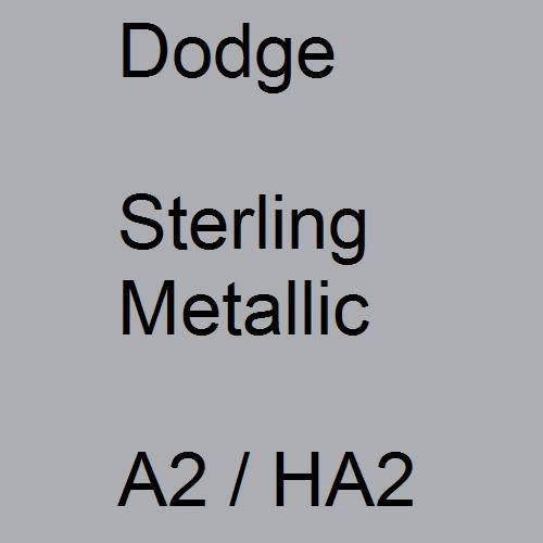 Dodge, Sterling Metallic, A2 / HA2.